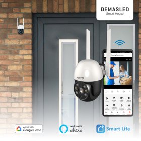 Cámara Domo Smart WiFi de Exterior Full HD 1296p 2.4Ghz 