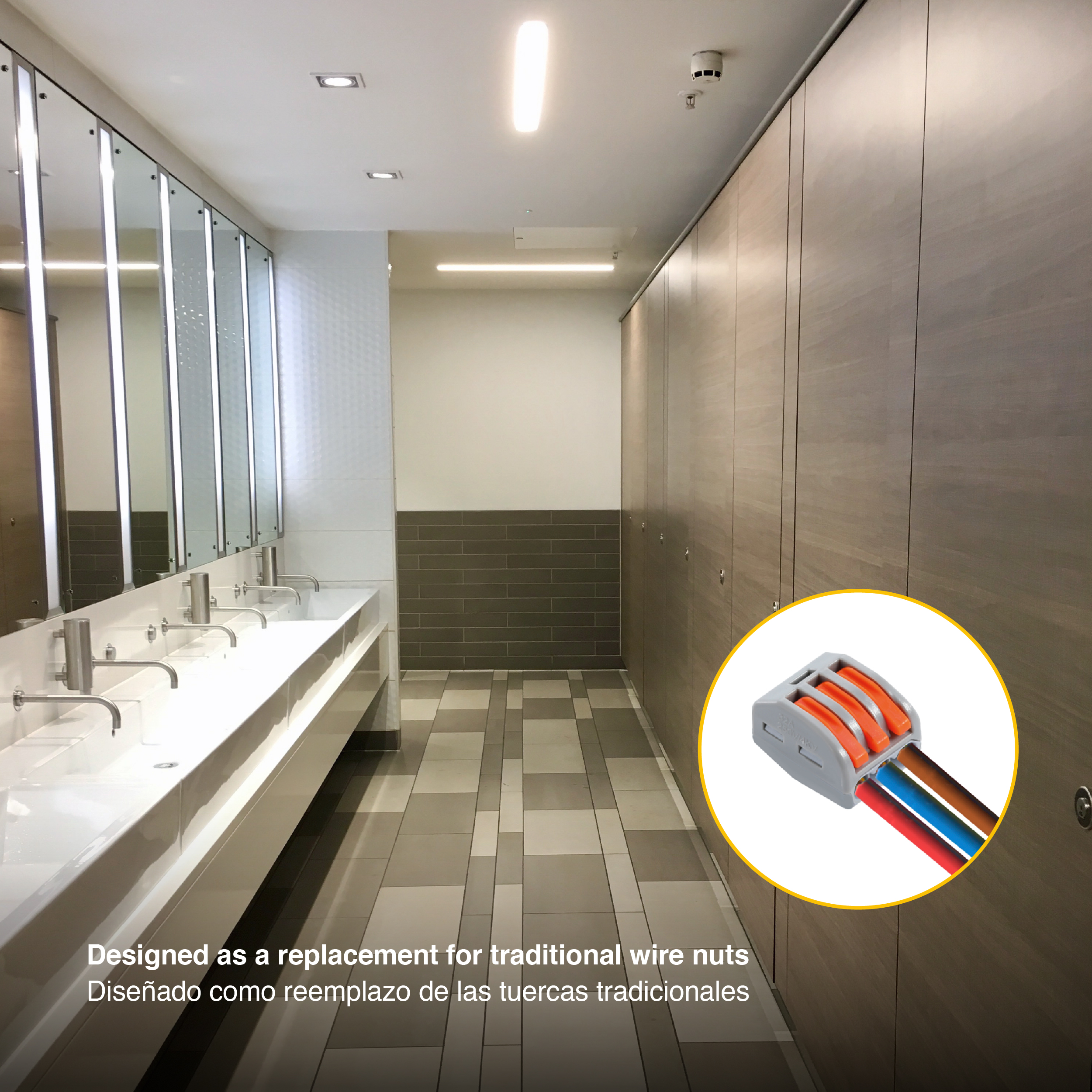 Kit de Conectores Empalme Fast Clip Tipo Wago 2, 3, 4 y 5 Polos x165 piezas