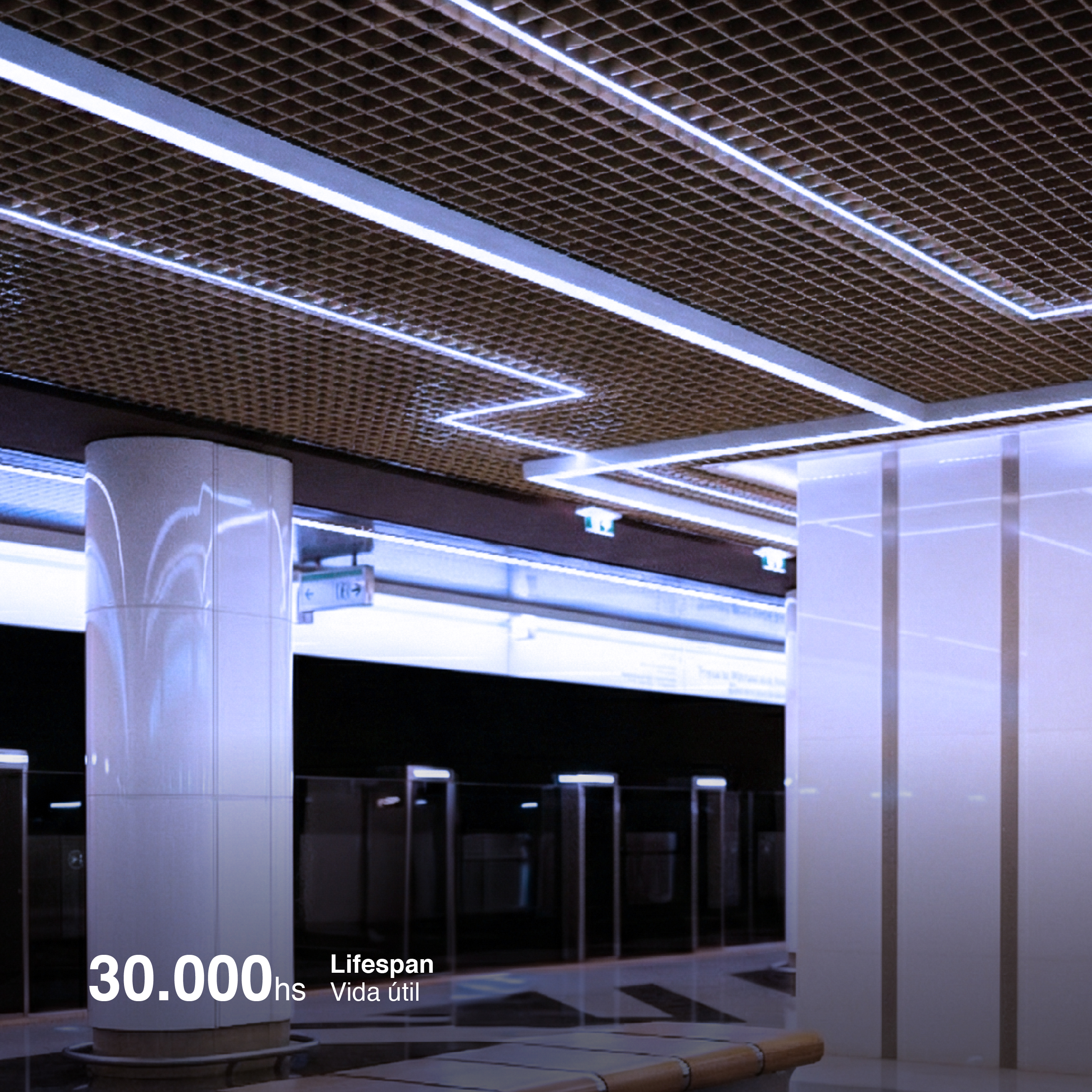 Tira LED Zig-Zag SMD2835, 24V 6.2W/m Frío 660 lm/m 60 LEDs/m, 5m