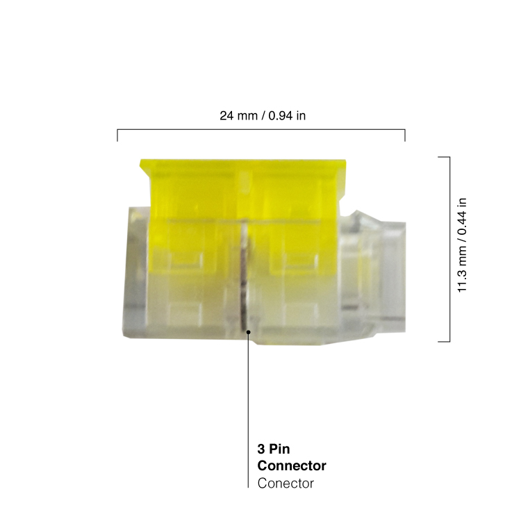 Conector de Conexión Rápida 3pin para exterior