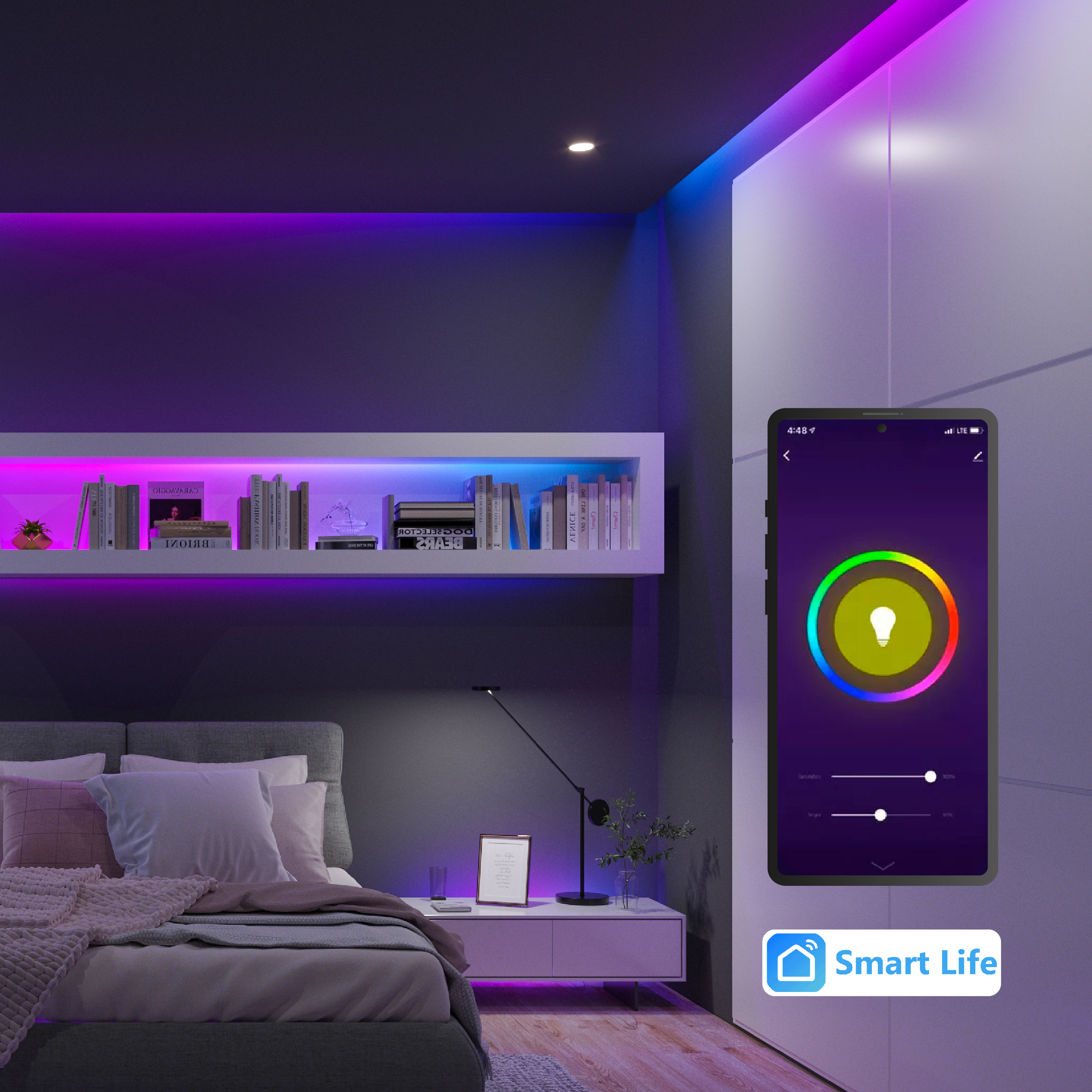 Controlador LED 5 en 1 2.4GHz Salida Máxima de 30A 