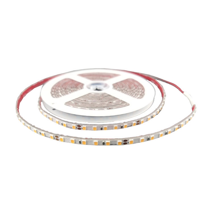 Tira LED SMD2835, 24V 12W/m Blanco cálido 3000ºK 1200 lm/m 120 LEDs/m, 5m