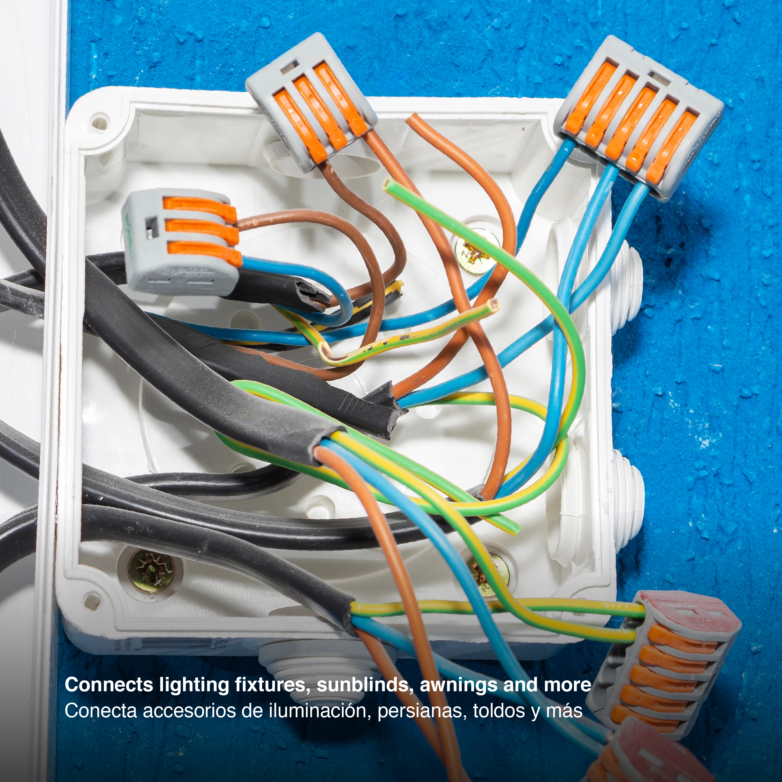 Kit de Conectores Empalme Fast Clip 2, 3, 4 y 5 Polos x85 piezas