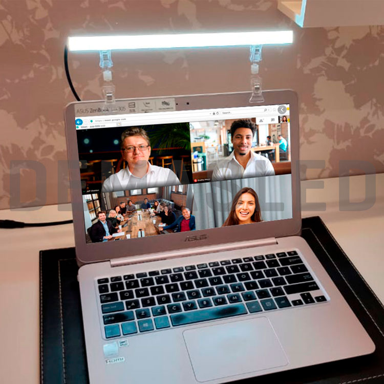 Clip doble transparente, 3.5x2.2cm