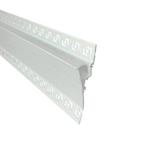 Perfil de Aluminio Difusor 96,5x25mm Blanco, Sin Cover x1m