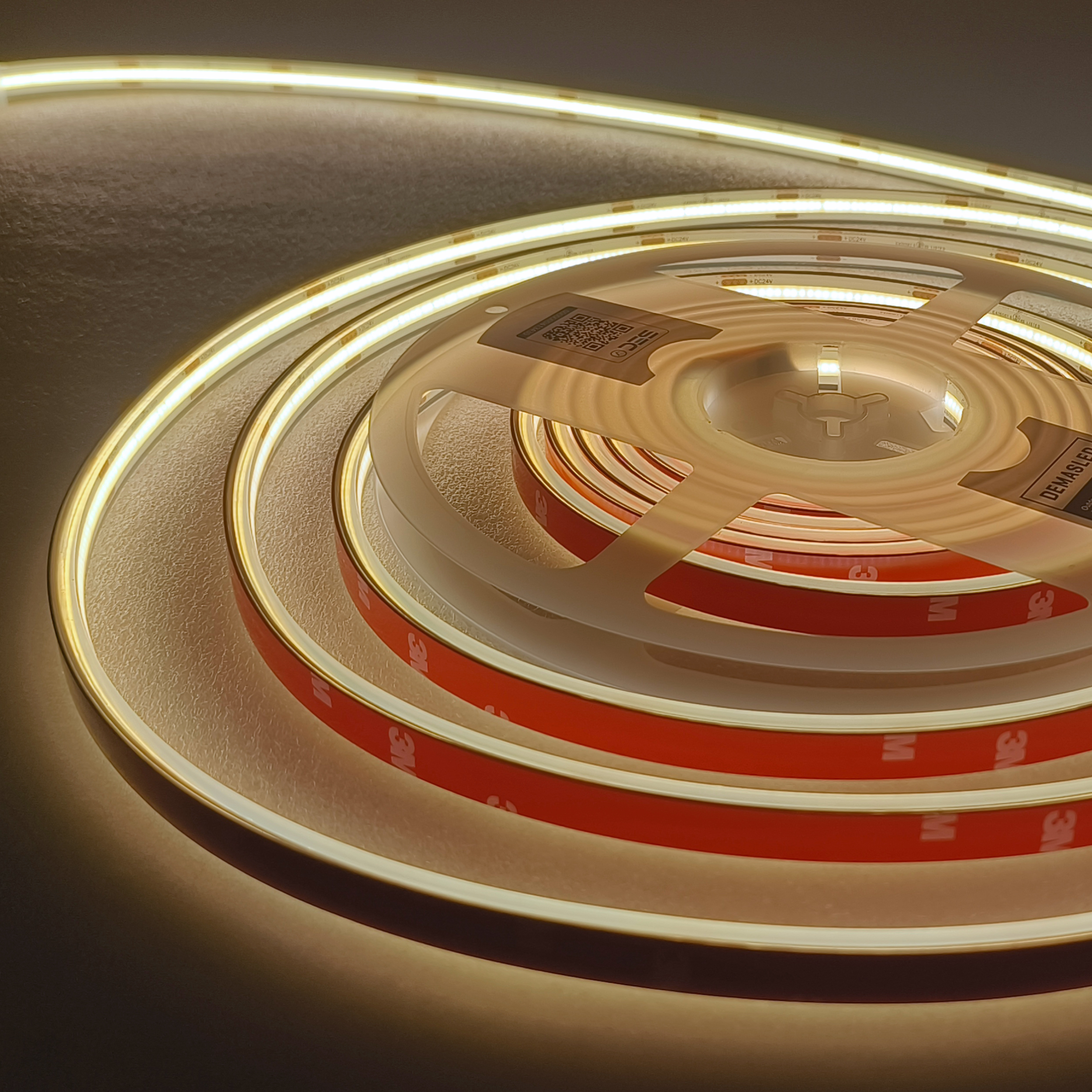 Tira LED COB 24V 11W/m Blanco Neutro 1100lm/m 480 LEDs/m 11mm IP68, 5m