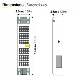 Fuente de Alimentación Switching SLIM 24V 60W 2.5A - Interior