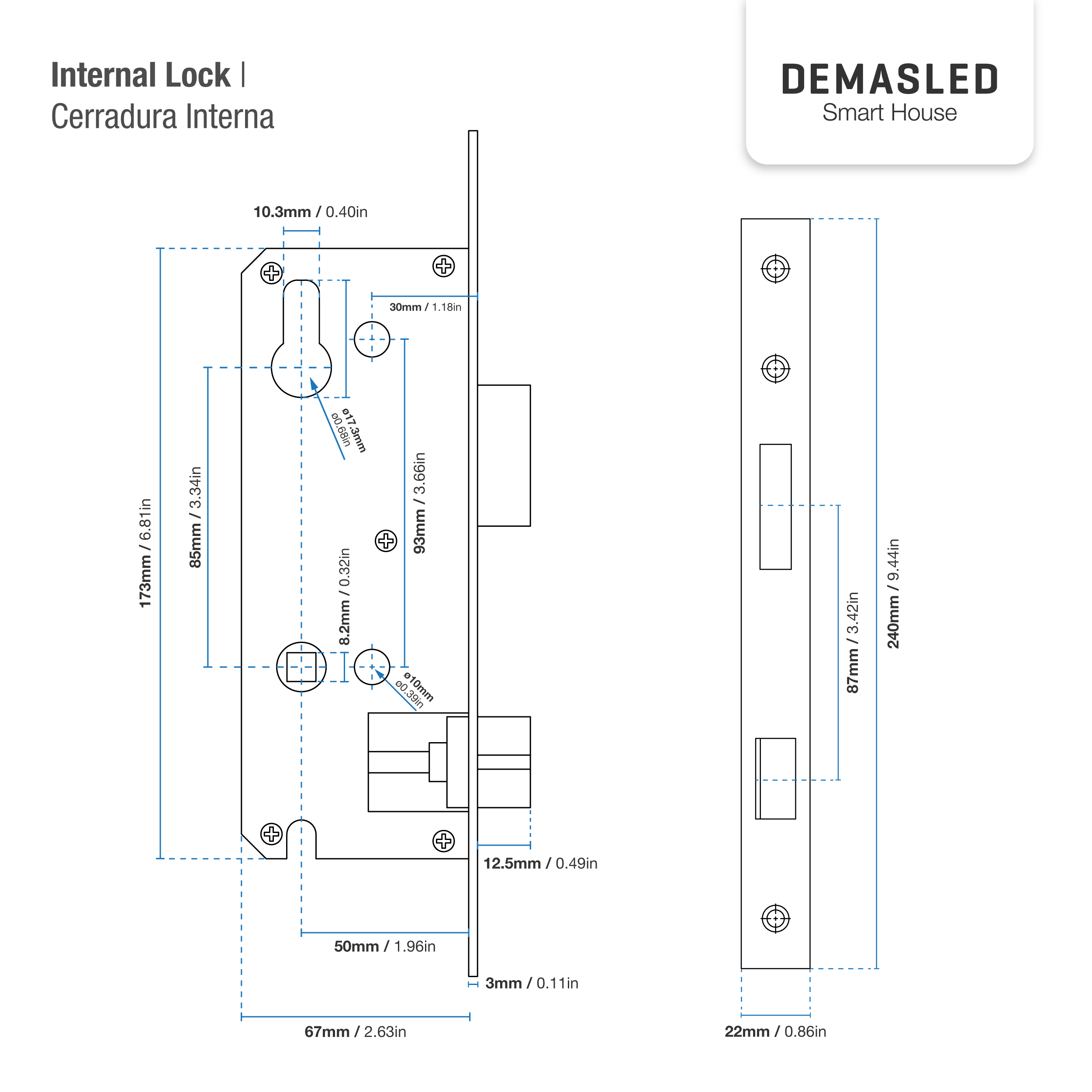 Cerradura Biométrica Smart WIFI
