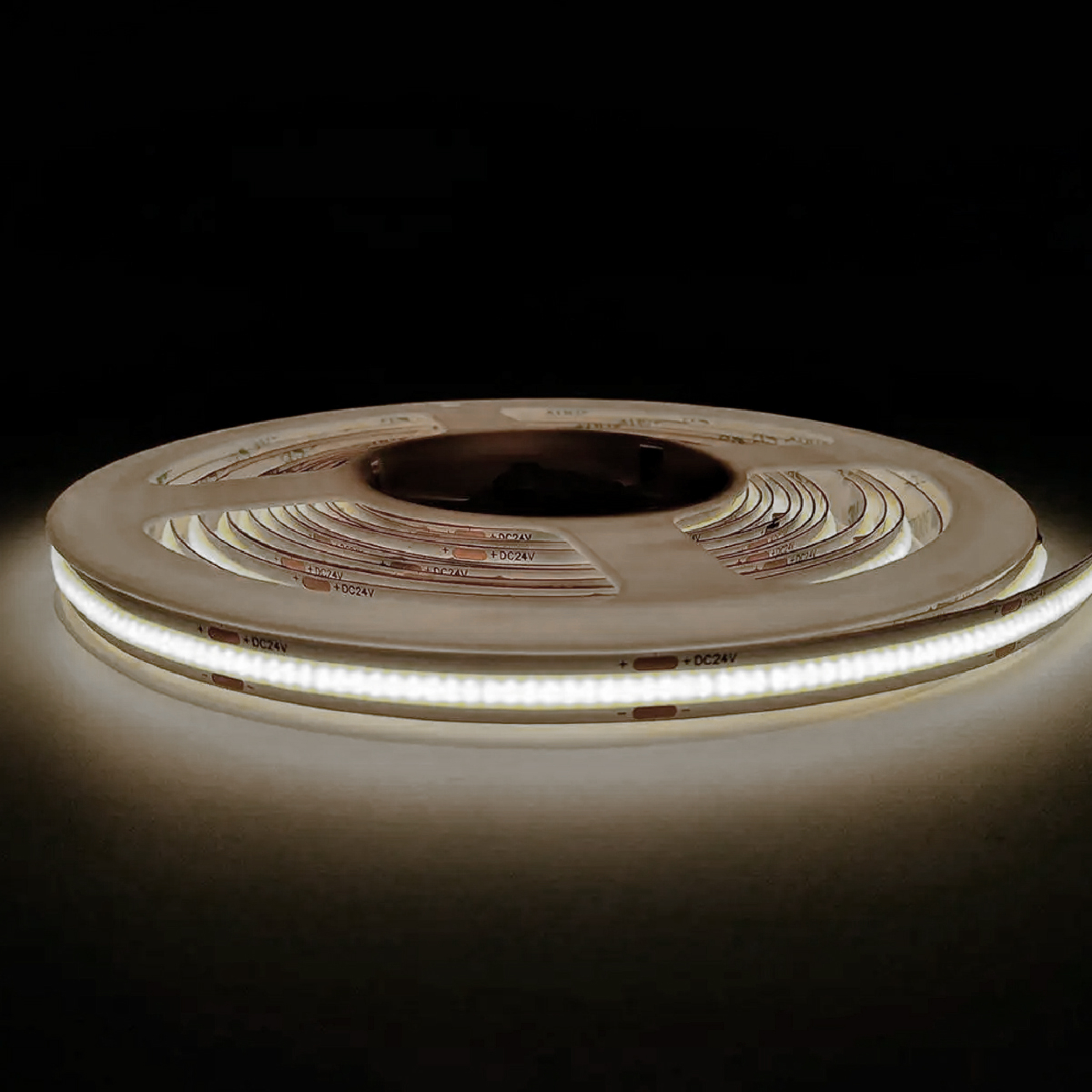 Tira LED COB 24V 11W/m, Blanco Neutro 1100lm/m 480 LEDs/m, 8mm, 5m