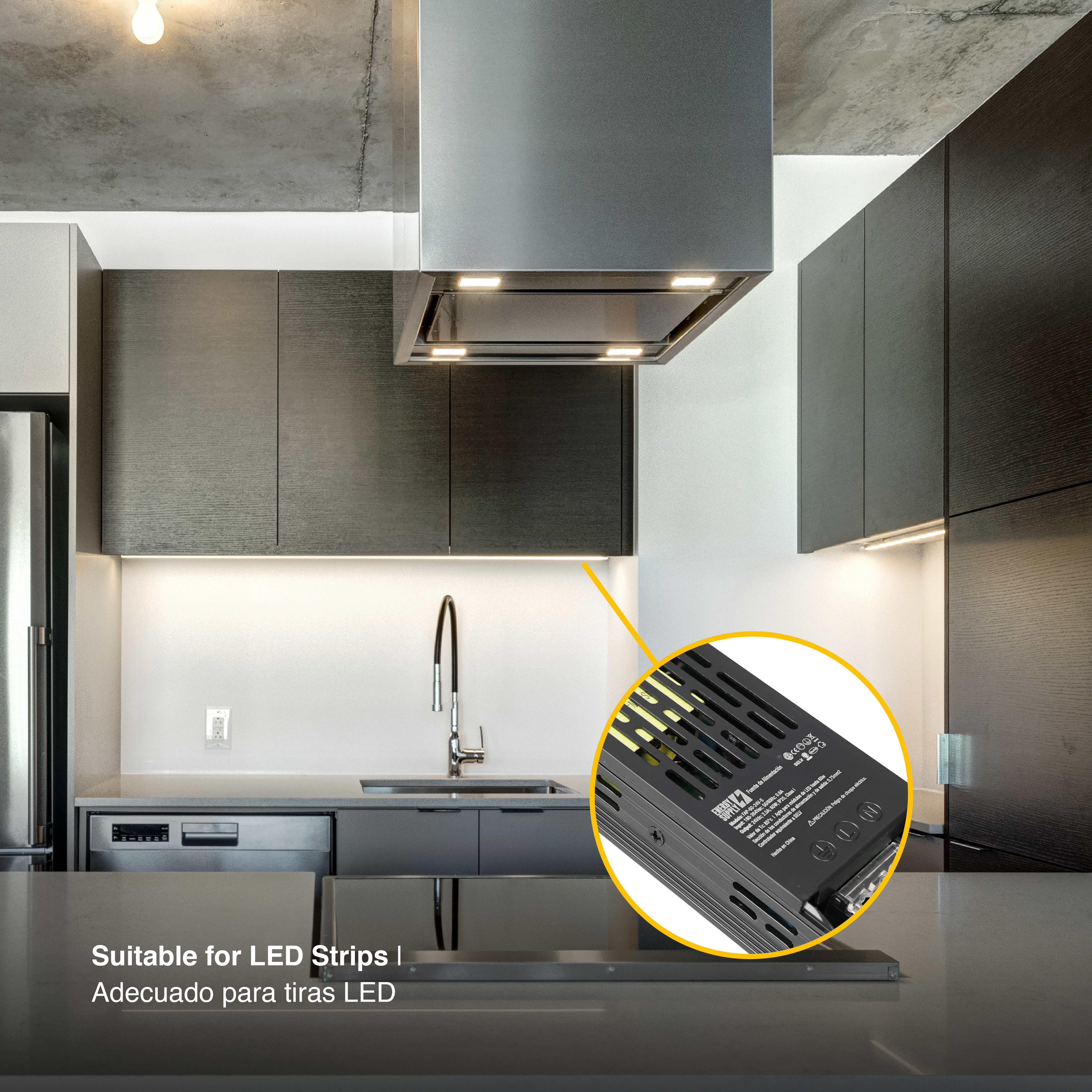 Fuente de Alimentación Switching SLIM 24V 60W 2.5A - Interior