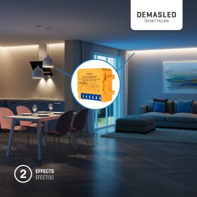 Dimmer Switch WiFi 2 Salidas AC100-240V IP20