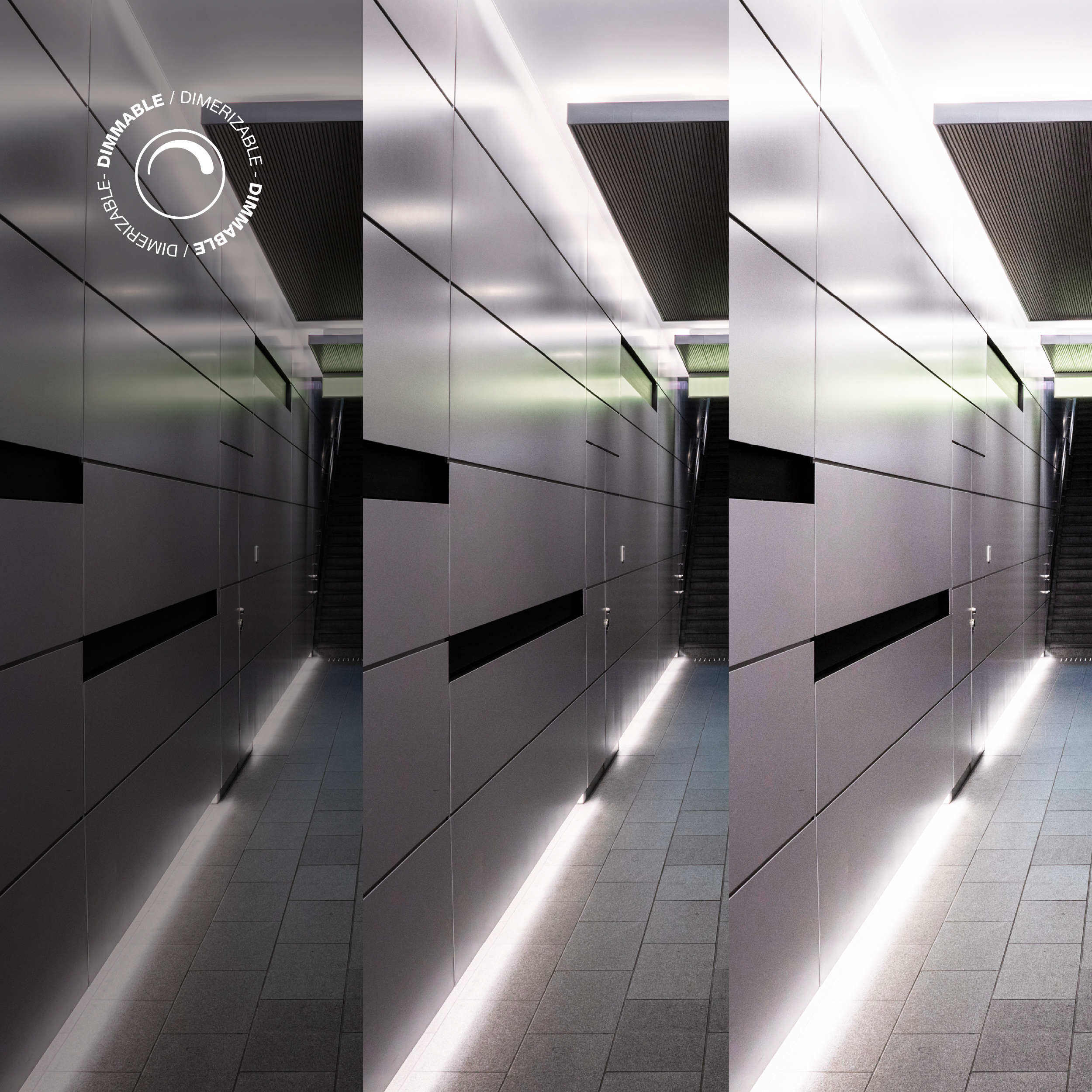 Tira LED COB 24V 25W/m Blanco Neutro 2875lm/m 960 LEDs/m, 15mm PCB IP33 x5m