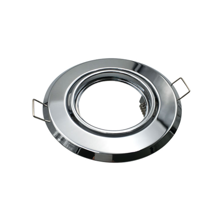 Spot Móvil Cromado 9cm Corte 7cm para Lámpara GU10-MR16