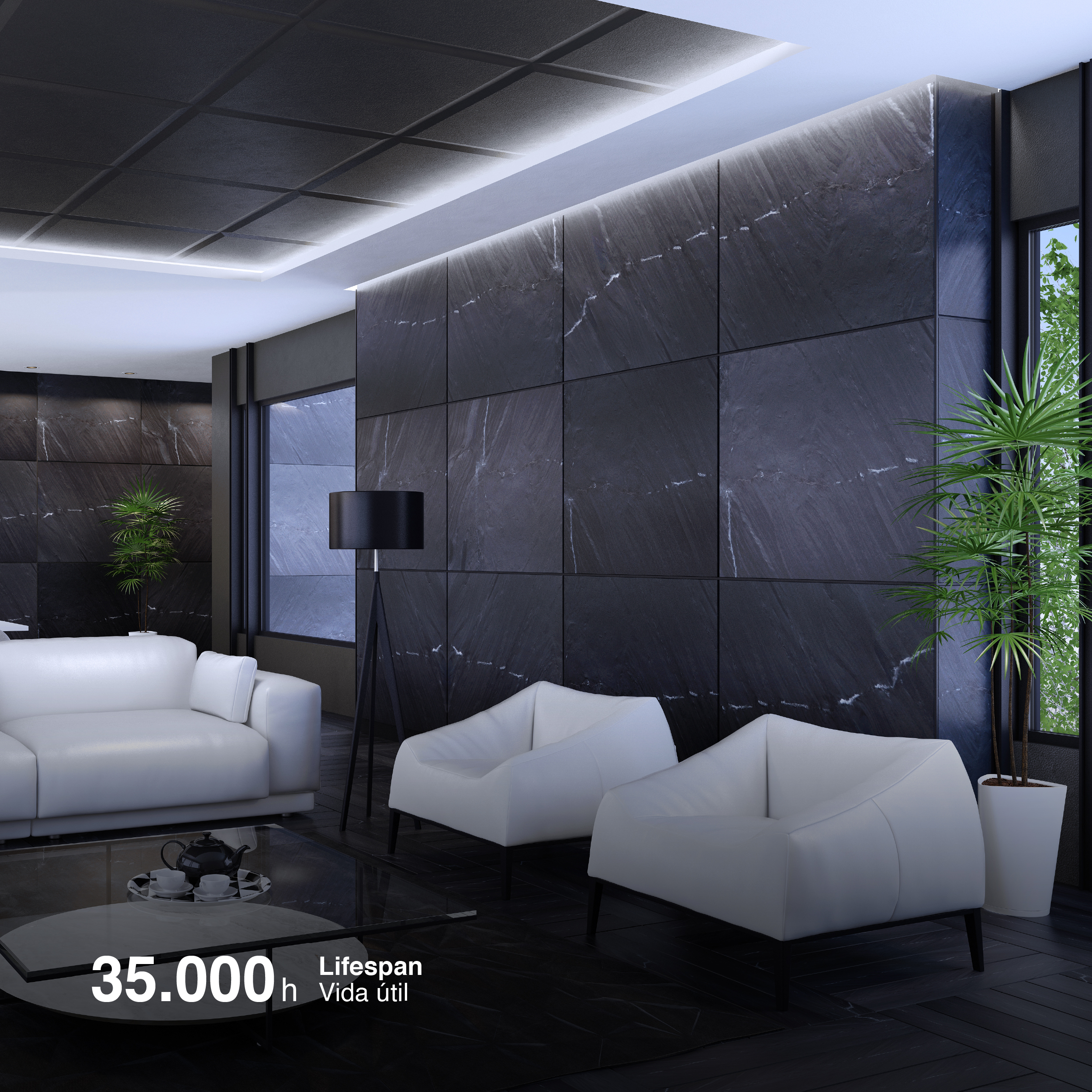 Tira LED COB Programable IC Pixel 24V 11W/m Blanco Frío 420LEDs/m, 10mm PCB x5m