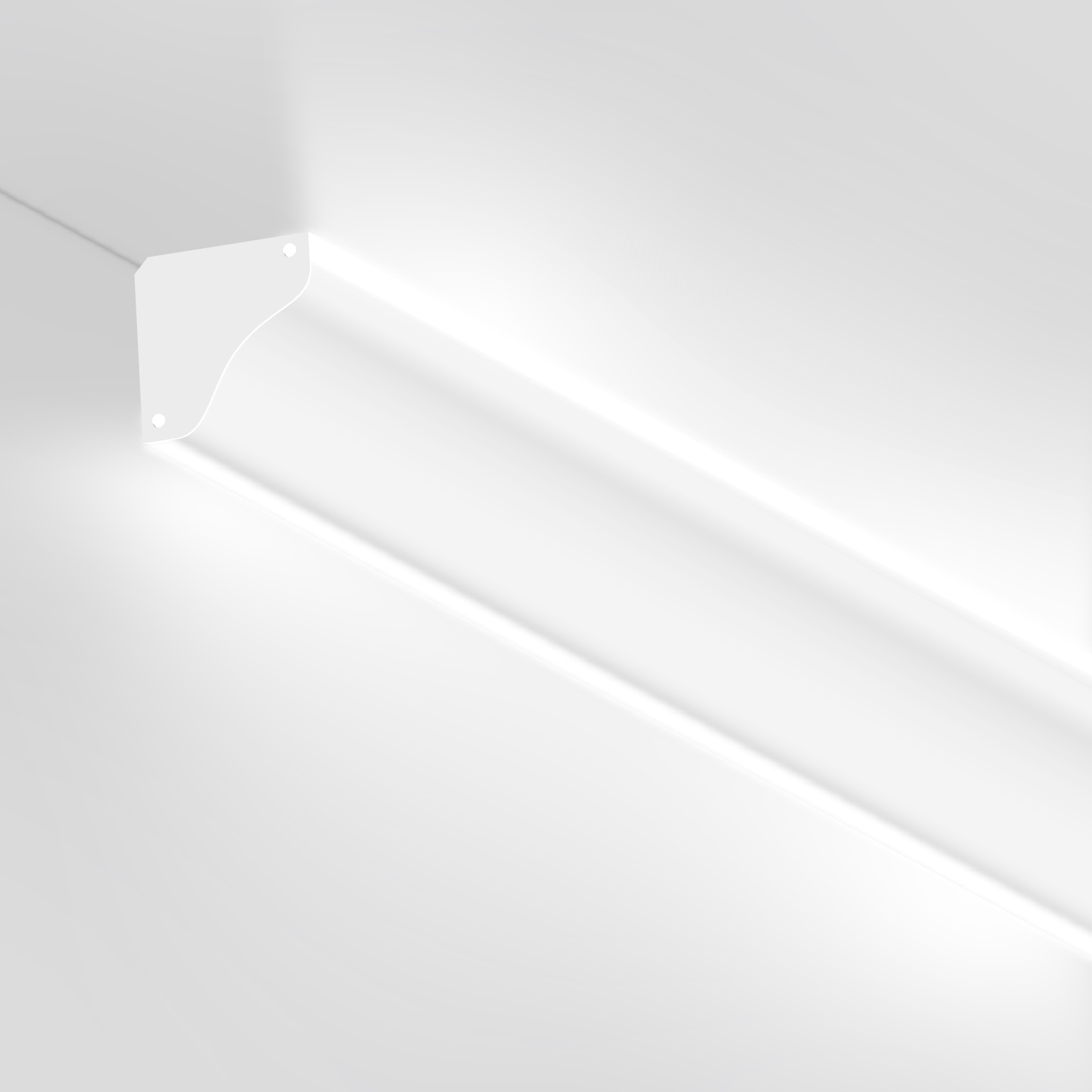 Perfil de Aluminio Bidireccional Esquinero 69,1x69,1mm Anodizado, Cover Opal Blanco x1m