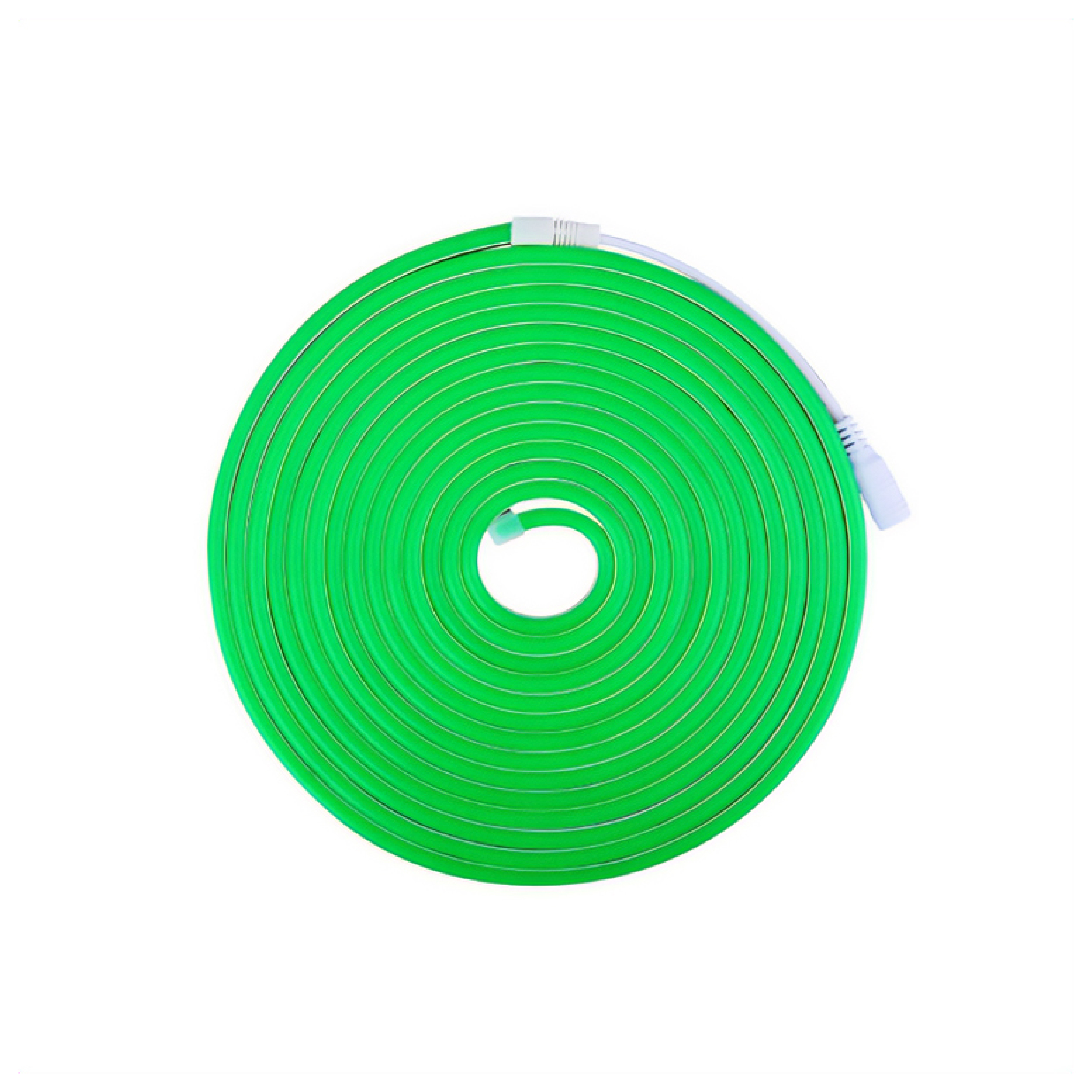 Tira LED de Neón SMD2835 IP67 12V 6W/m Verde 120 LED/m 5m