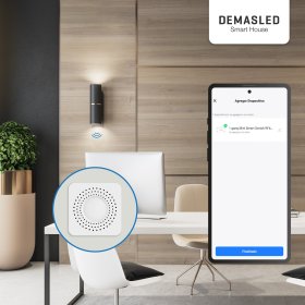 Mini Smart Switch WiFi+RF 1 Canal 90-250Vac 50-60Hz 10A max 2.4GHz