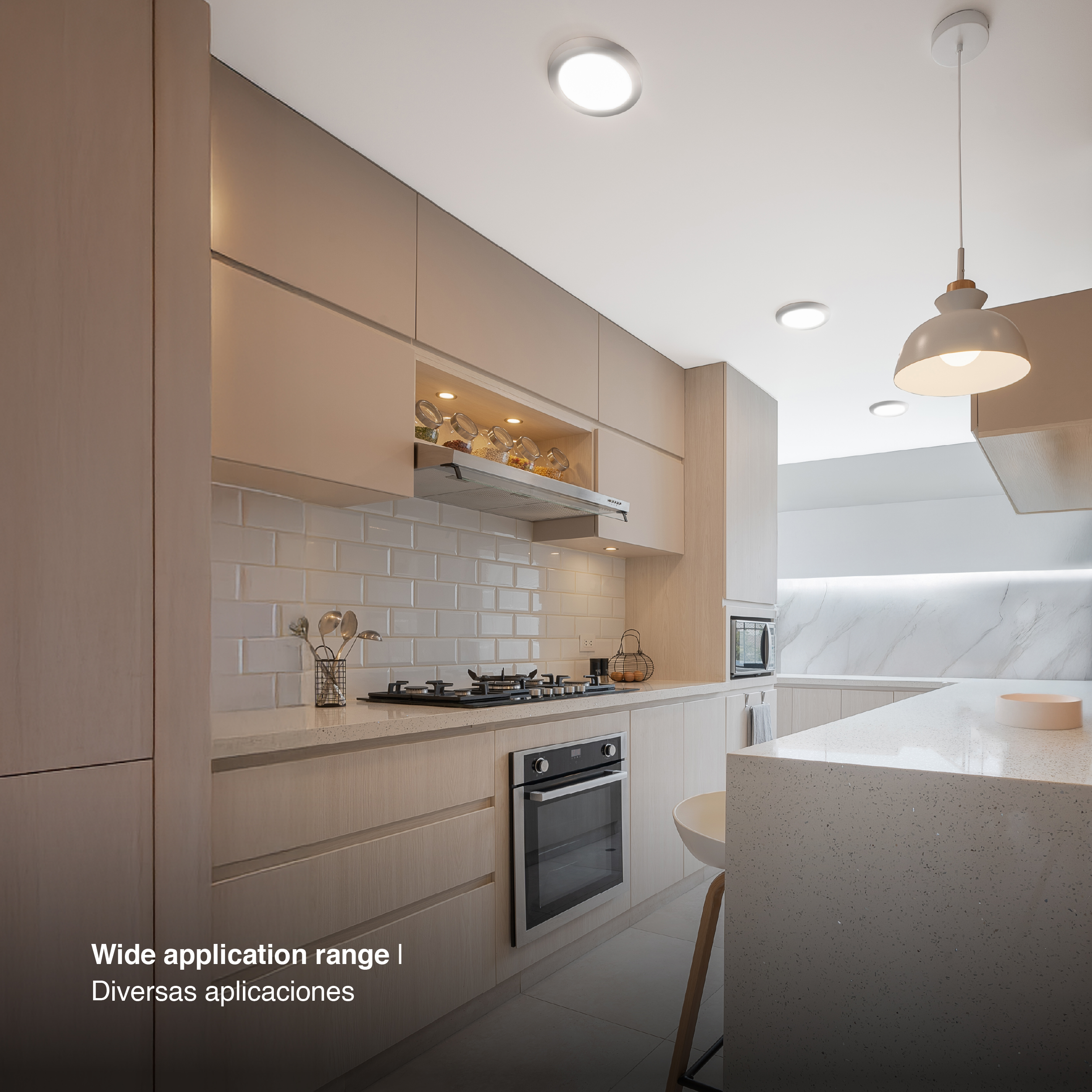 Plafón LED redondo níquel de 22cm, 18W 1230lm Neutro, de aplicar