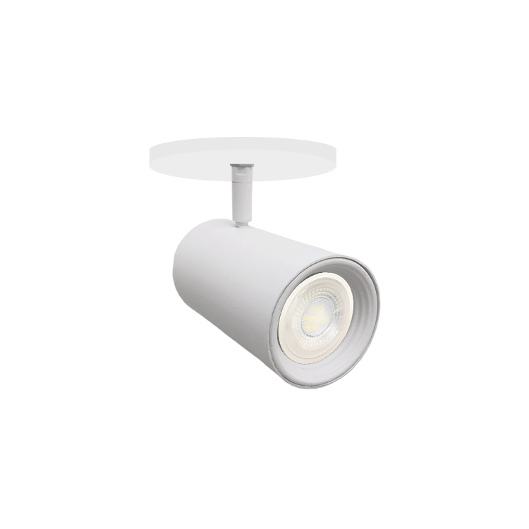 Aplique Ø10,5cm Móvil Blanco Cabezal 7x13cm 1 Luz GU10