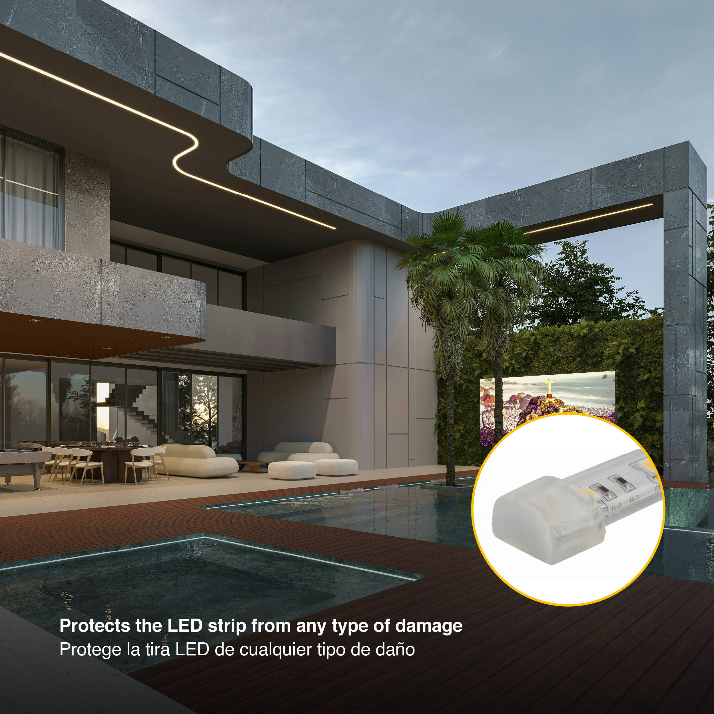 End Cap for LED Strip (TSMD-34) x 100 uds