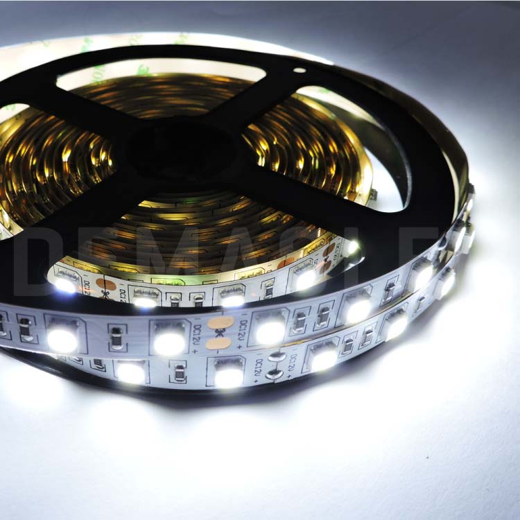 Tira LED SMD5050, 12V 12W/m, Blanco Frío 960lm/m 60 LEDs/m, 5m