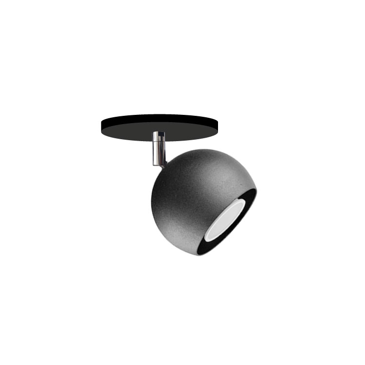 Lampara Colgante Mini Balloon Ø 10 cm Negro para 1 luz GU10