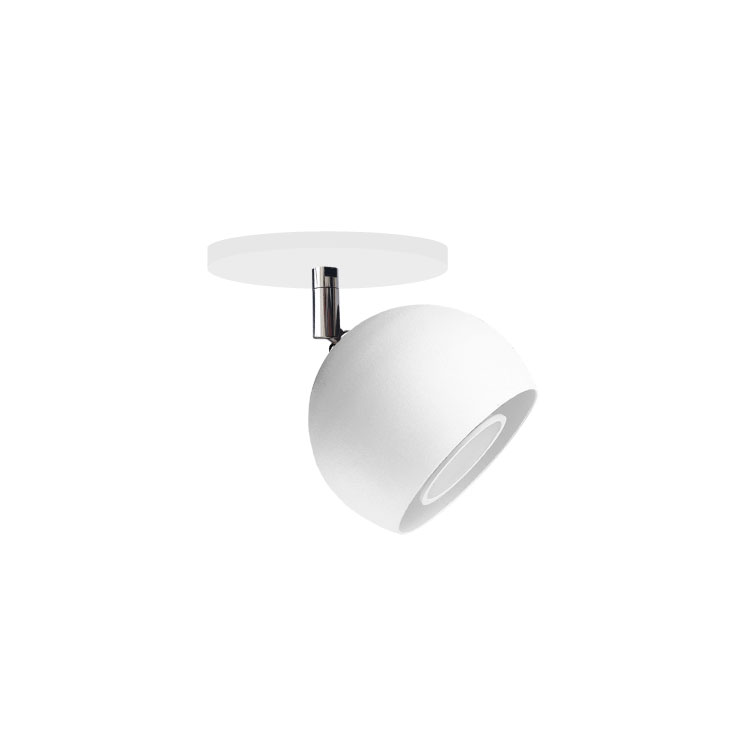 Lampara colgante mini balloon Ø 10 cm Blanco para 1 luz GU10