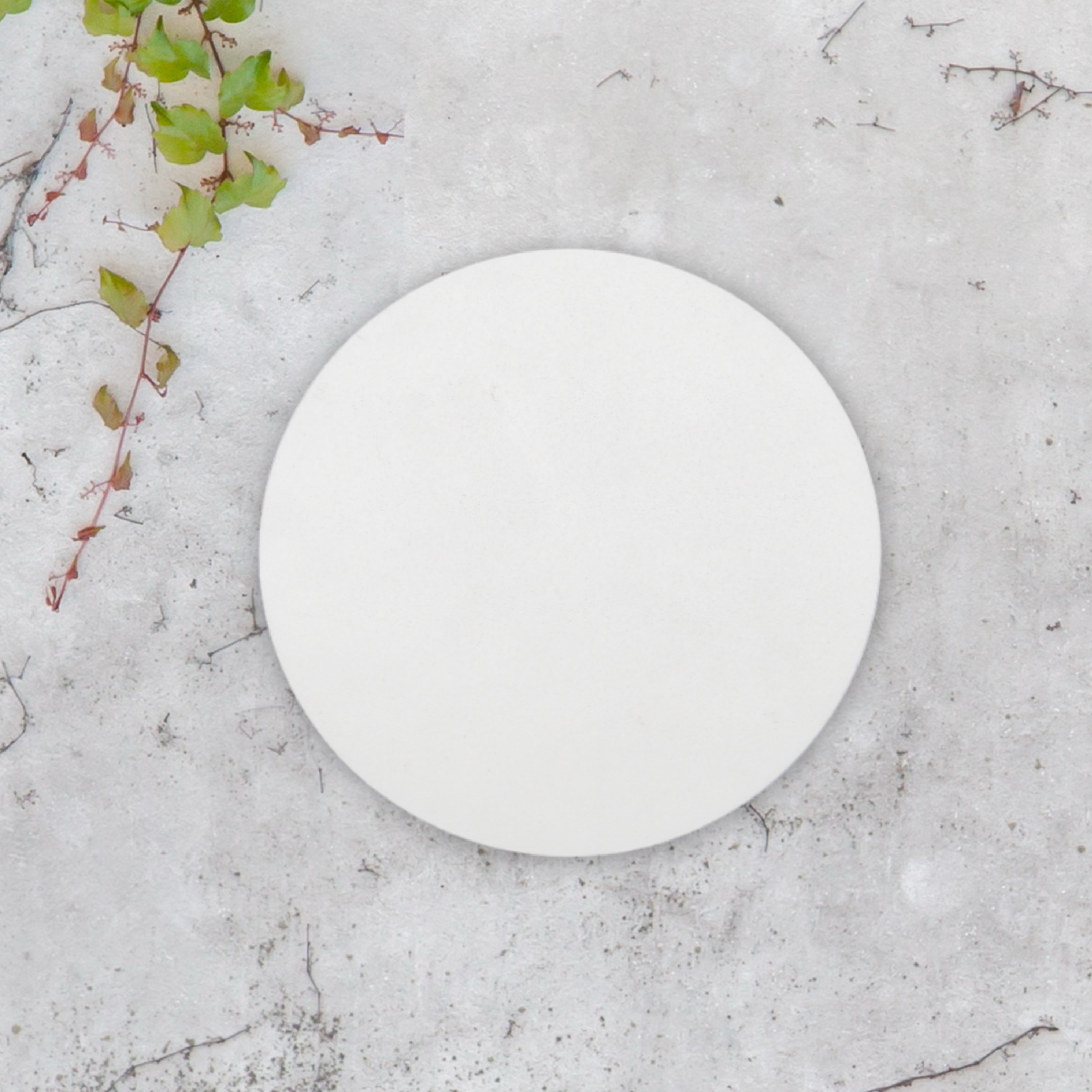 Aplique Exterior Blanco MOON LED 12W Blanco Neutro 15cm 450lm 85-265V