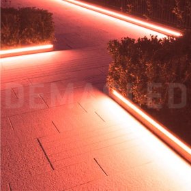 Tira LED SMD2835 IP68 12V 12W/m Rojo 625nm 240lm/m 60LED/m 5m