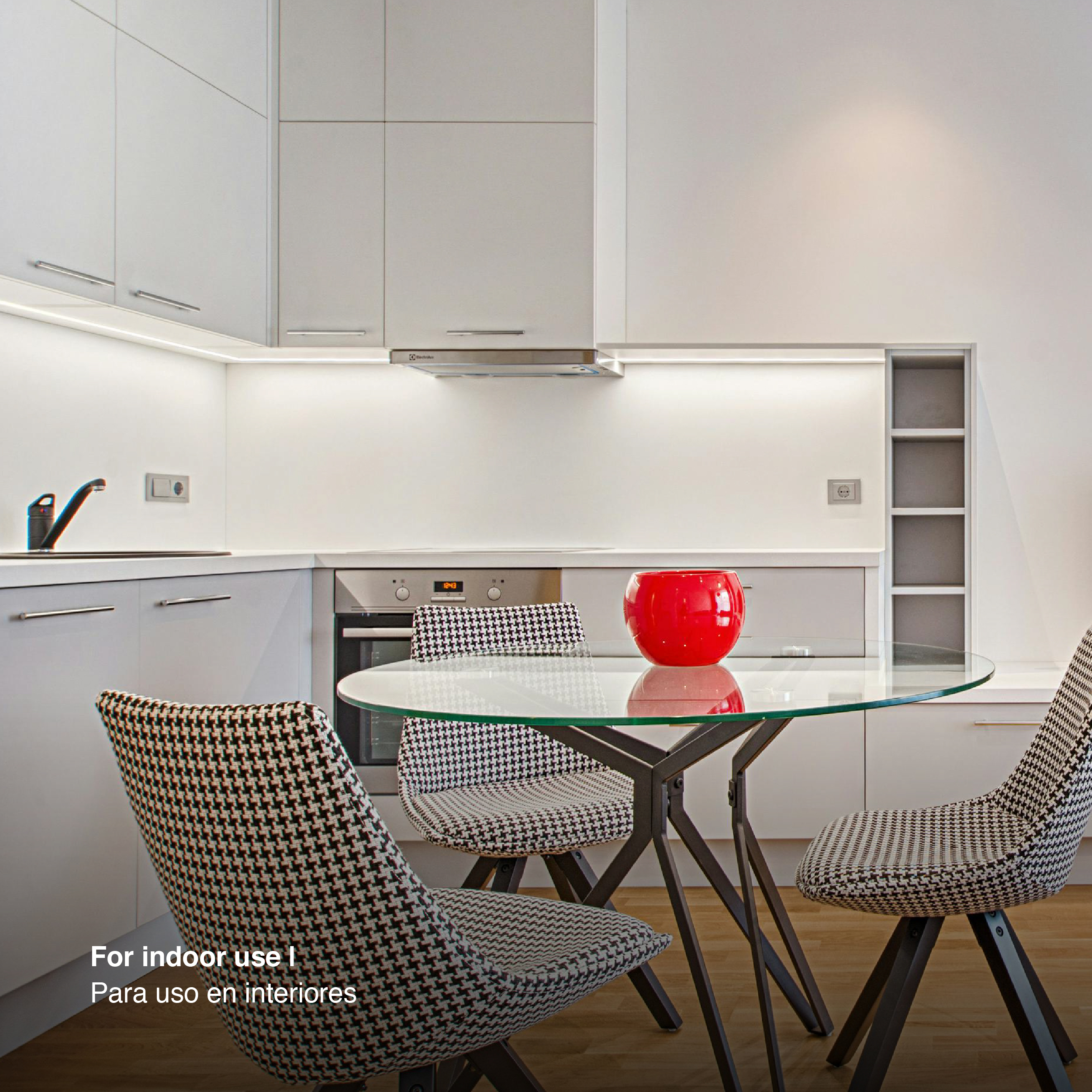 Tira LED SMD2835, 24V 12W/m Blanco neutro 1200 lm/m 120 LEDs/m, 5m