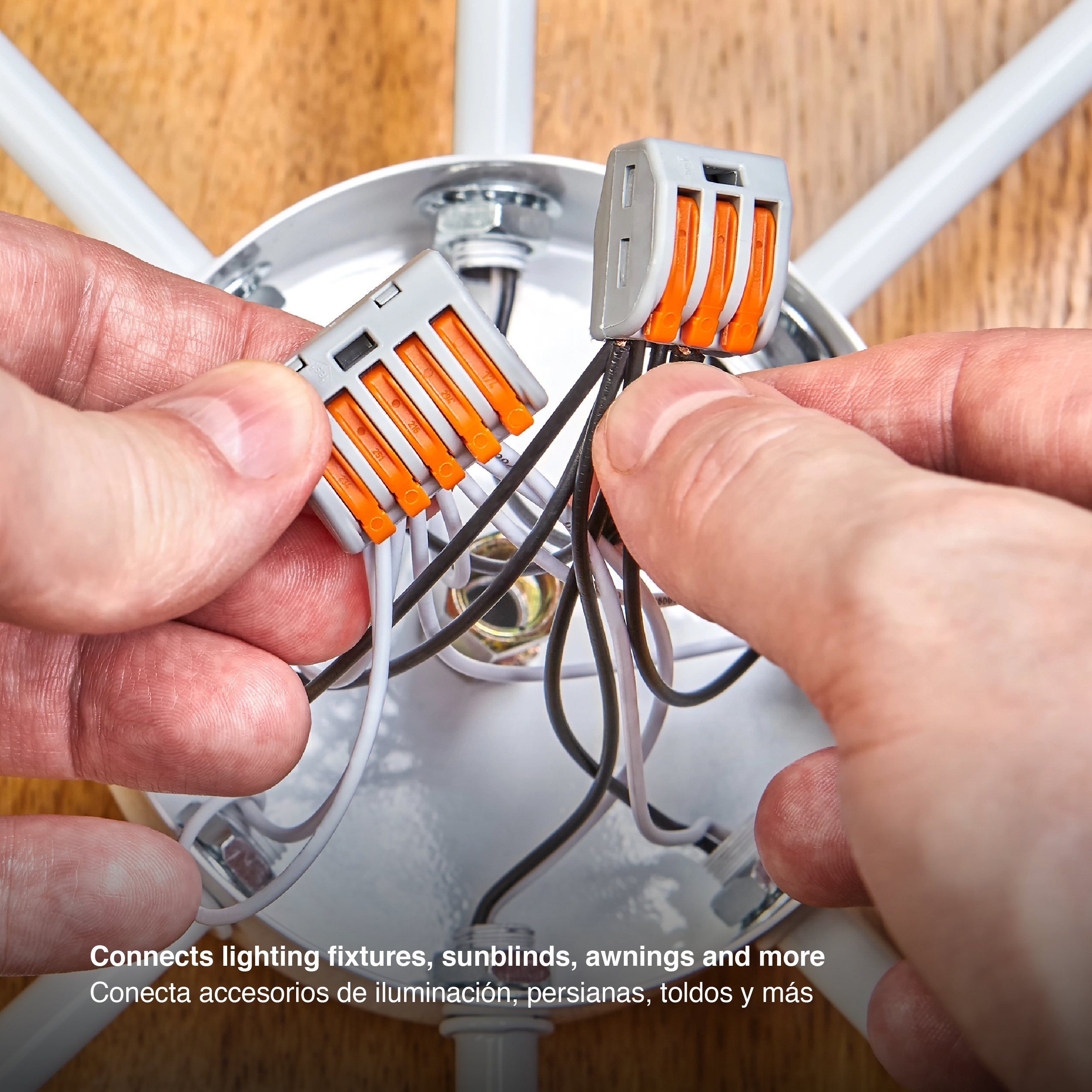 Kit de Conectores Empalme Fast Clip 2, 3, 4 y 5 Polos x65 piezas