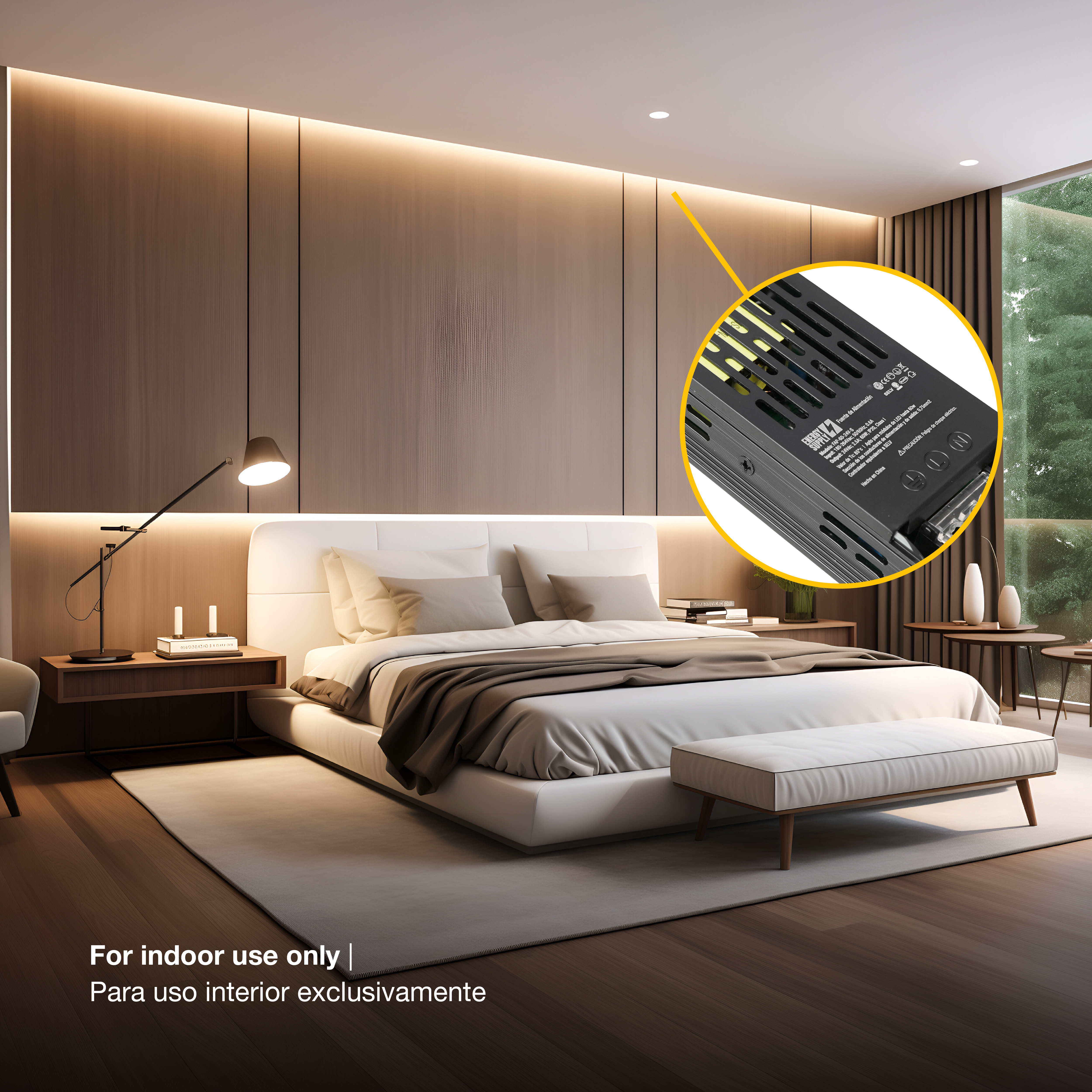 Fuente de Alimentación Switching SLIM 24V 60W 2.5A - Interior