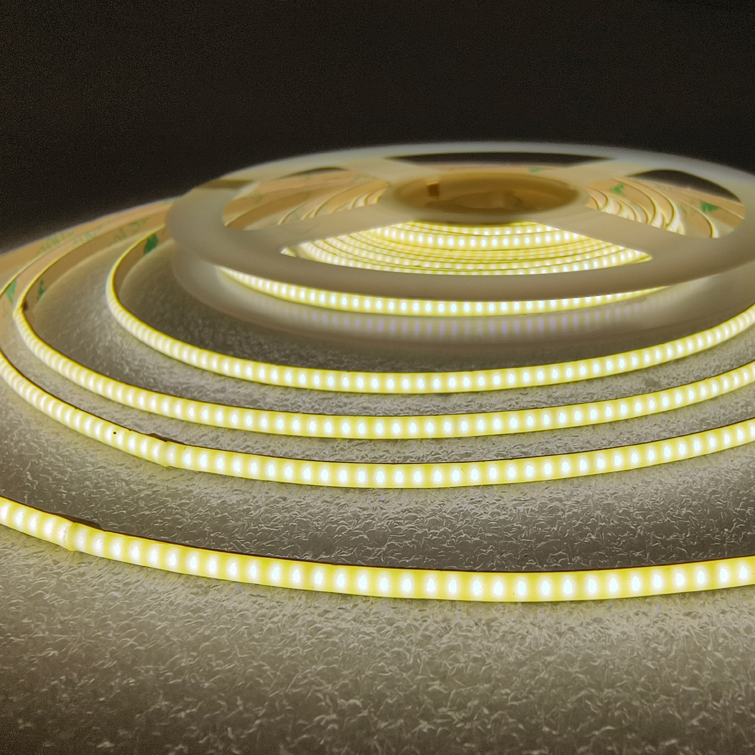 Tira LED COB 24V 4W/m Blanco Neutro 360lm/m 504LEDs/m, 3mm PCB IP33 x 5m