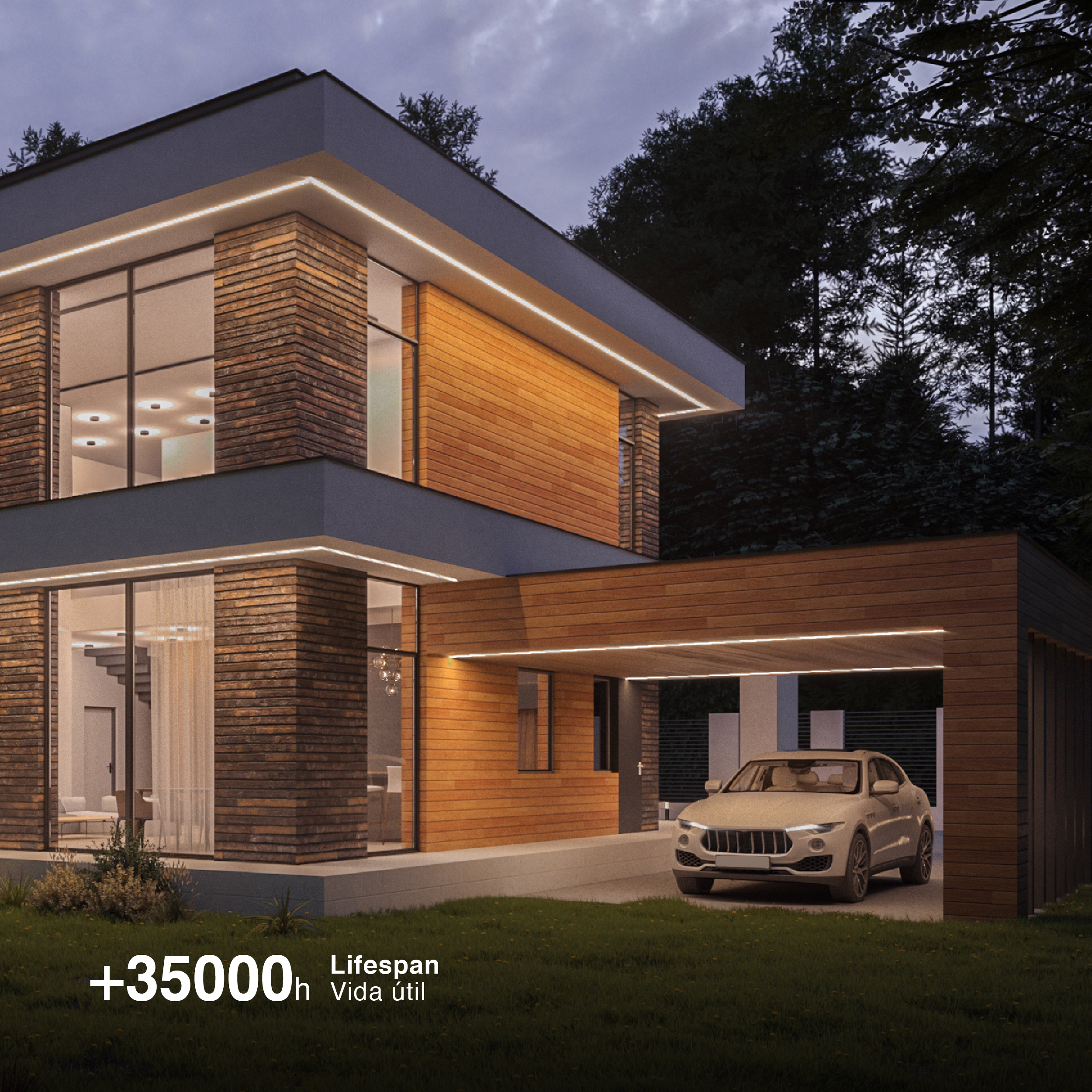 Tira LED COB 24V 11W/m Blanco Neutro 1012lm/m 480 LEDs/m 8mm IP65, 5m