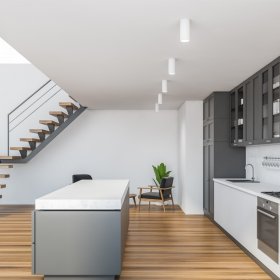 Spot Blanco Fijo 6x10cm para Lámparas GU10