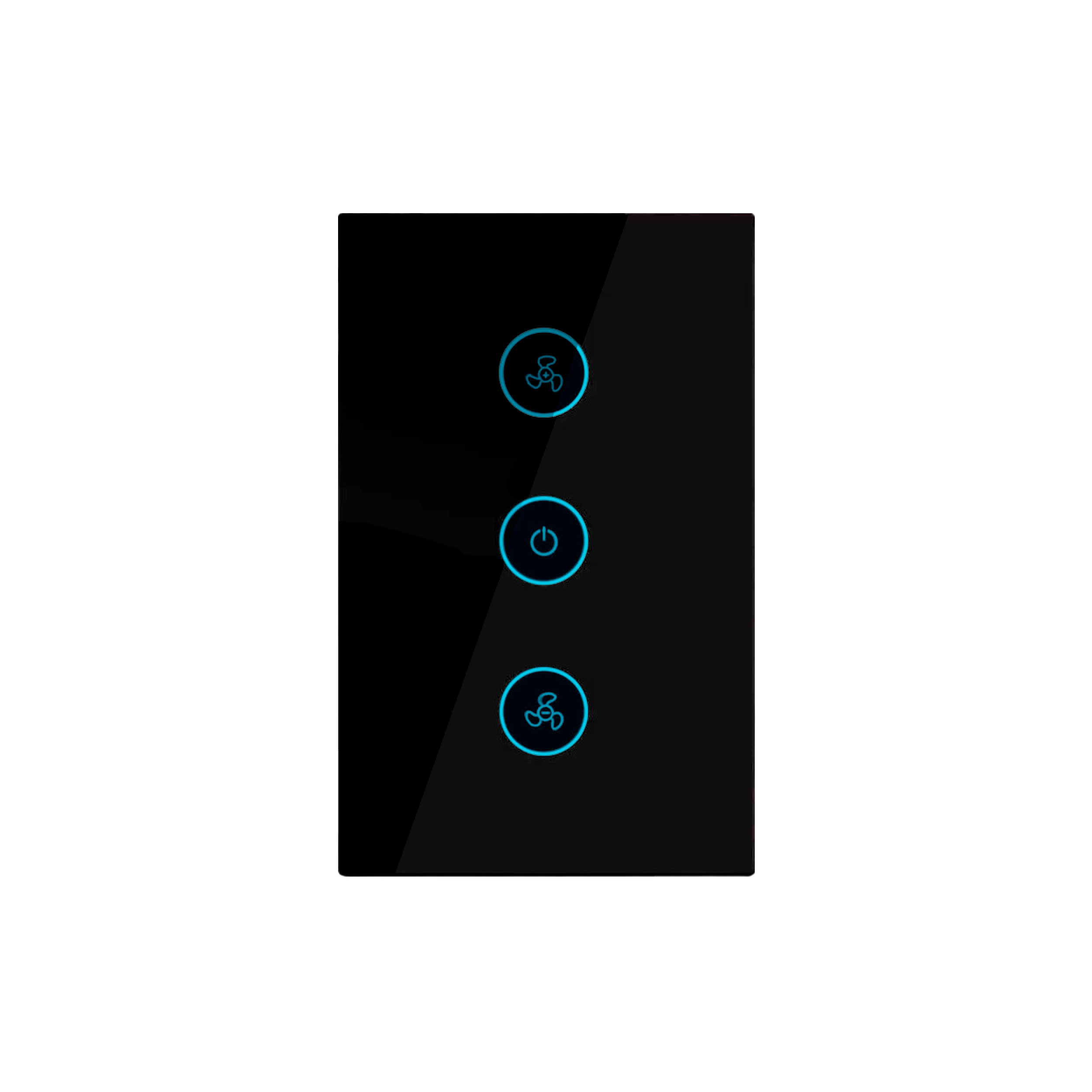 Tecla Smart WiFi Switch de Ventilador Negro