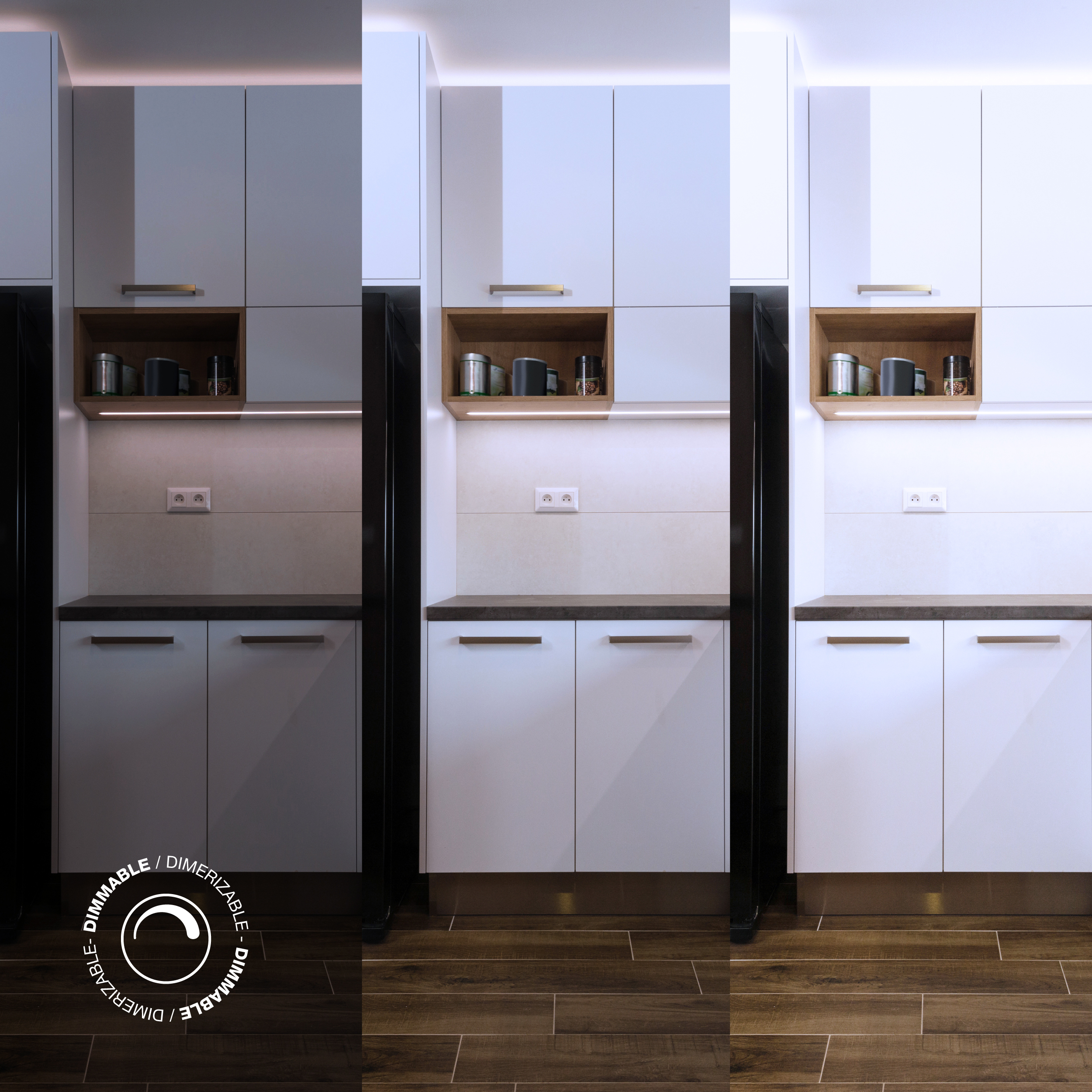 Tira Mini LED SMD2835, IP65 220V 8W/m, Frío 650lm/m 120LEDs/m 50m