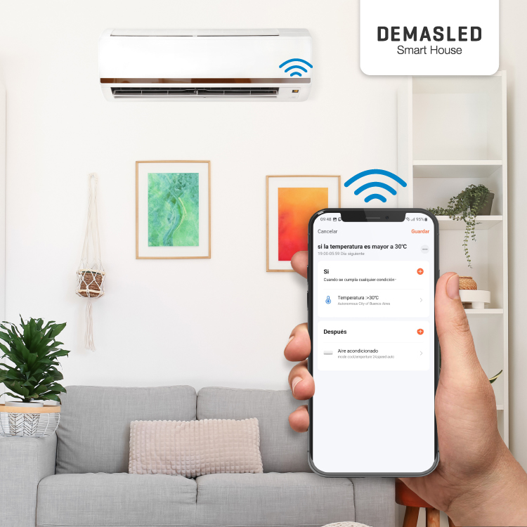 Control Remoto Smart WiFi+IR Universal 5V 1A 2.4GHz 433MHz