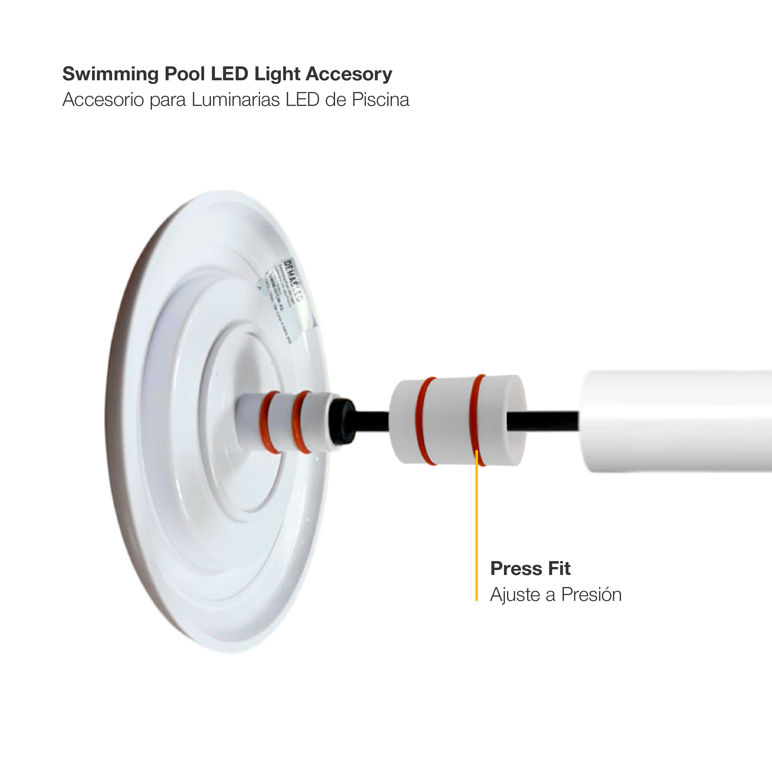 Accesorio para Luminarias de Piscina 14.4x19mm