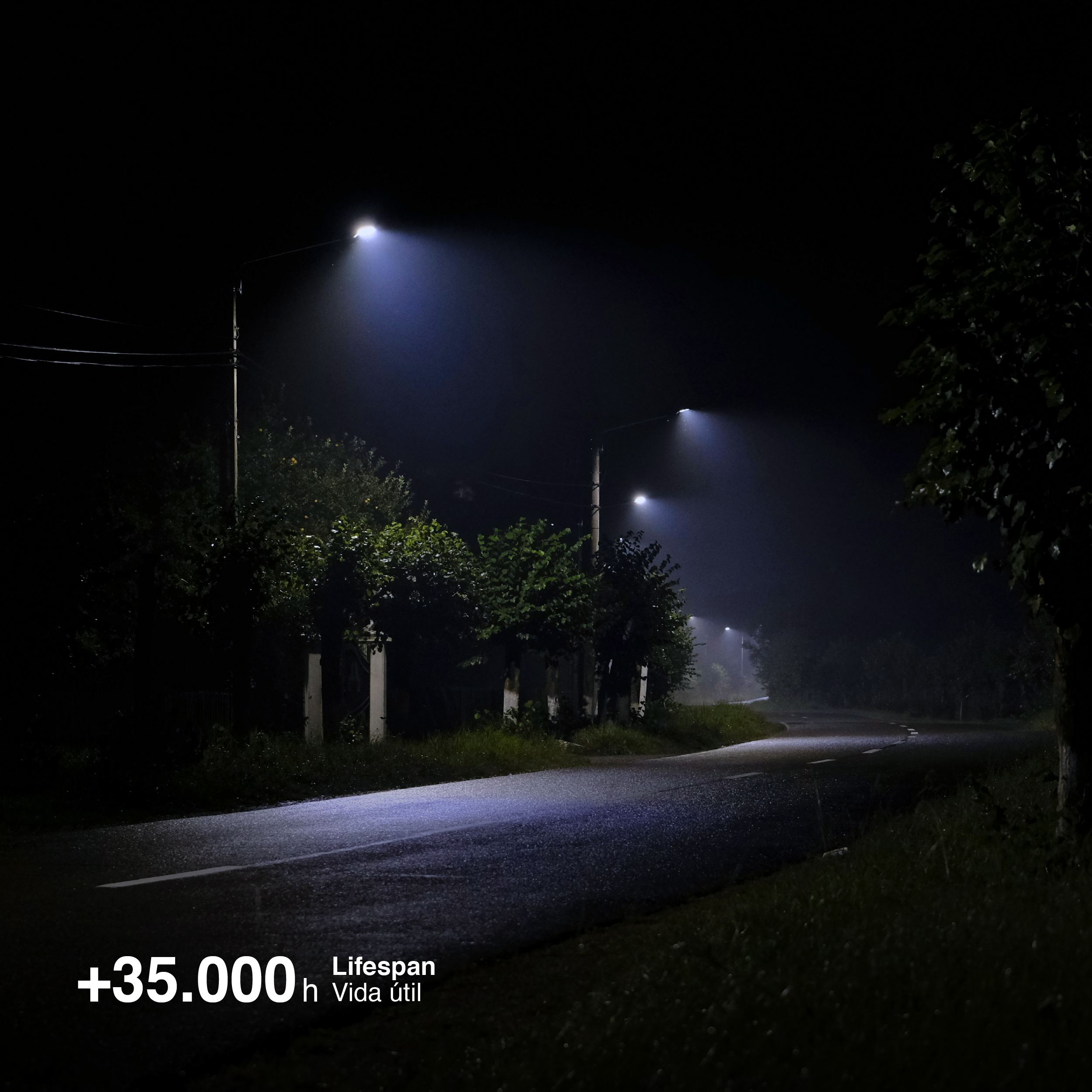 Luminaria de Calle 100W Blanco Frío 6500K 10000lm IP65