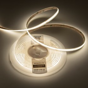 Tira LED COB 24V 11W/m Blanco Neutro 1012lm/m 480 LEDs/m 8mm IP65, 5m