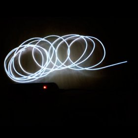 Guirnalda EL, Blanco Frío Neón, 3m, x2 Baterías AA, No incluidas