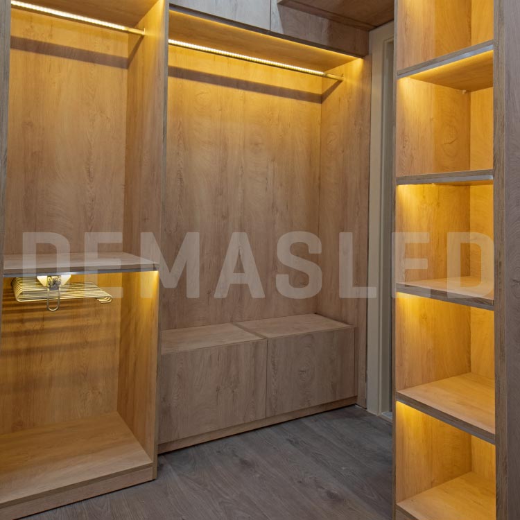 Perfil de Aluminio Flat 17x7mm Anodizado, Cover Opal Blanco x2m