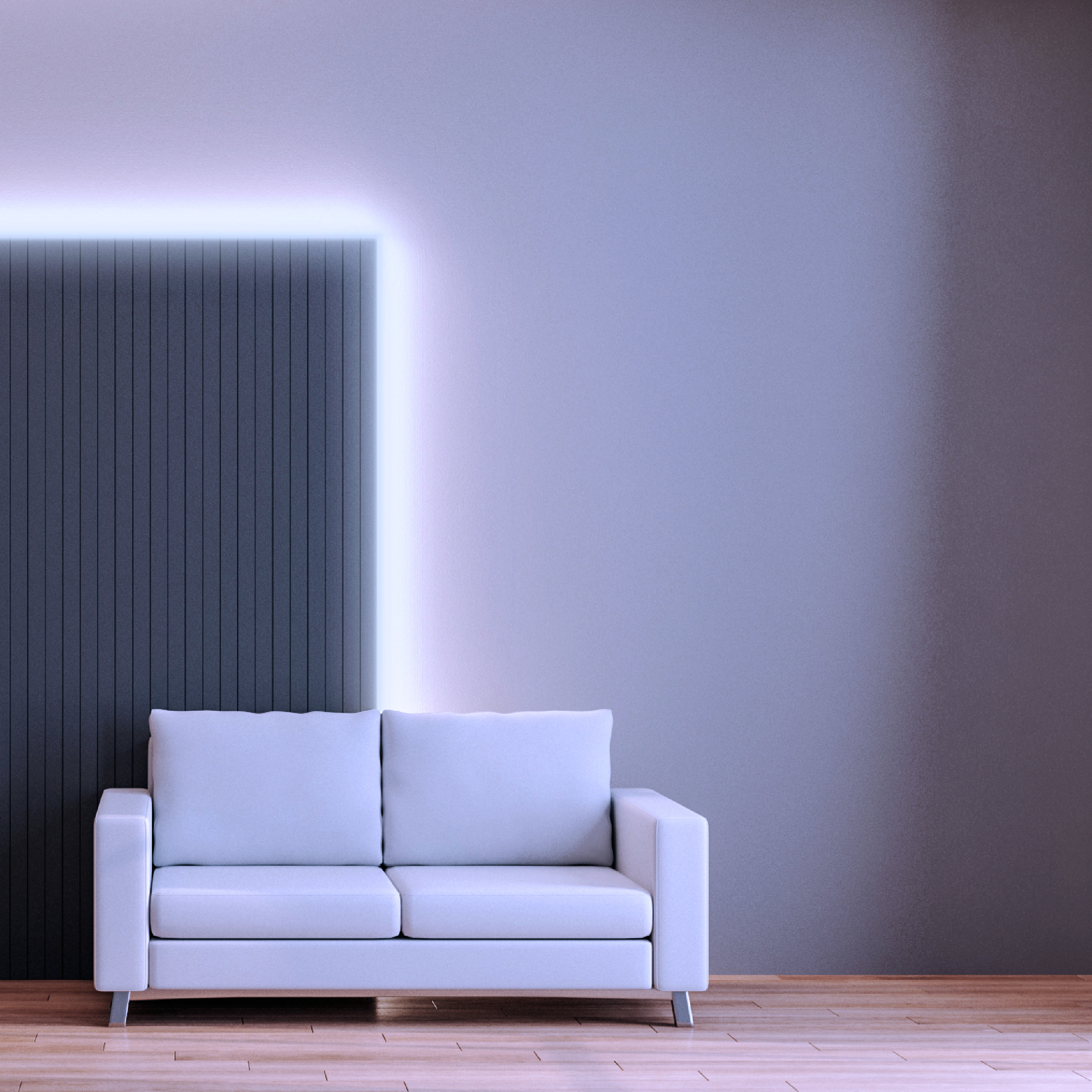 Tira LED Zig-Zag SMD2835 12V 6.9W/m Blanco Frío 495lm/m 60LEDs/m, 6mm, 5m