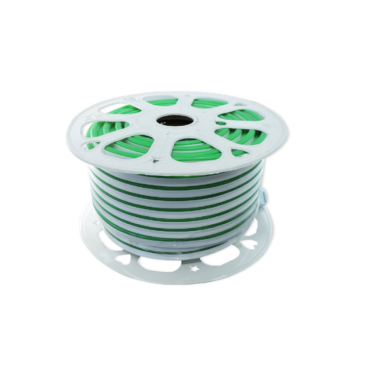 Tira LED SMD2835, IP65 220V, 6W/m, Verde 515nm, 108 LEDs/m, 50m