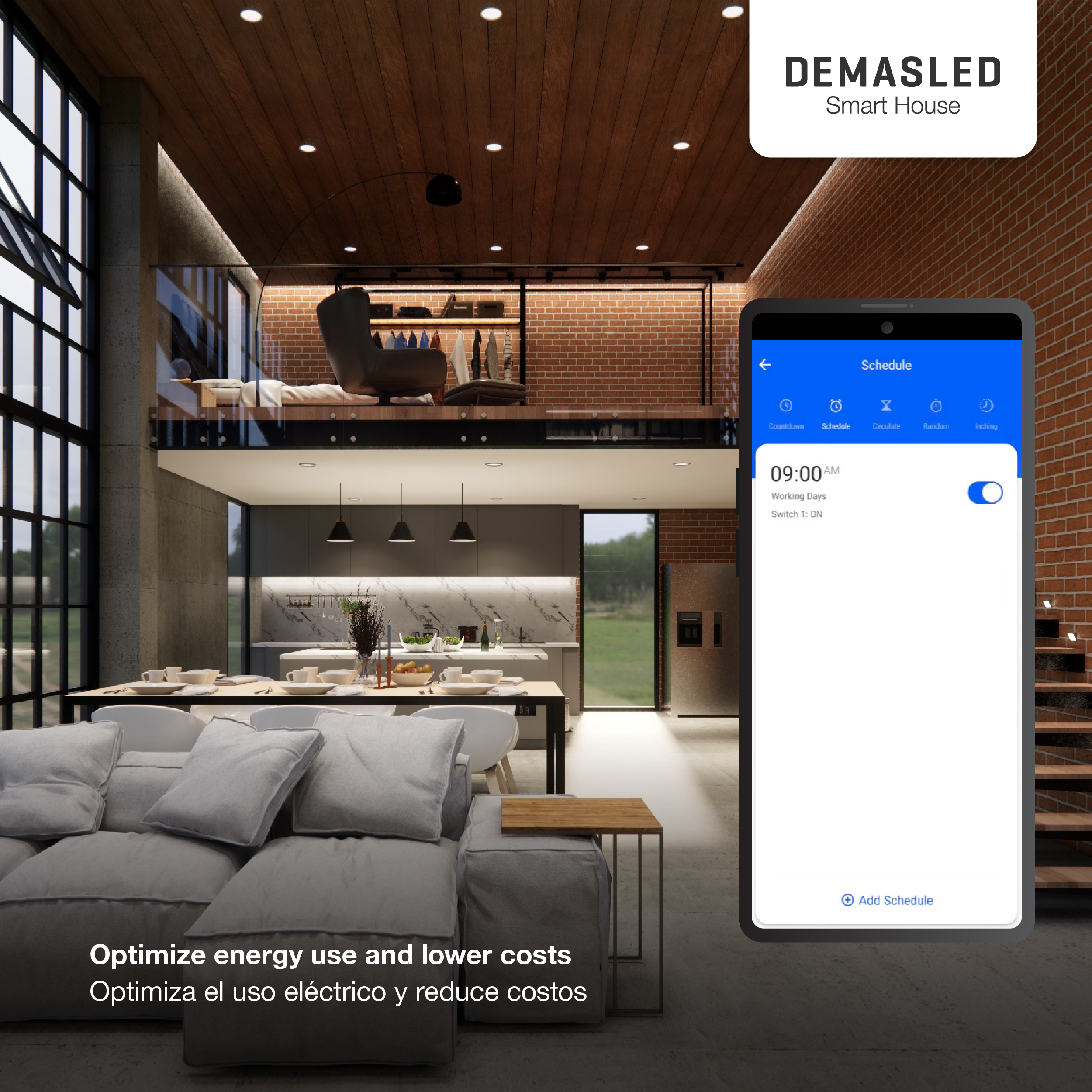 Receptor WIFI Monitoreo de Consumo Eléctrico 10A