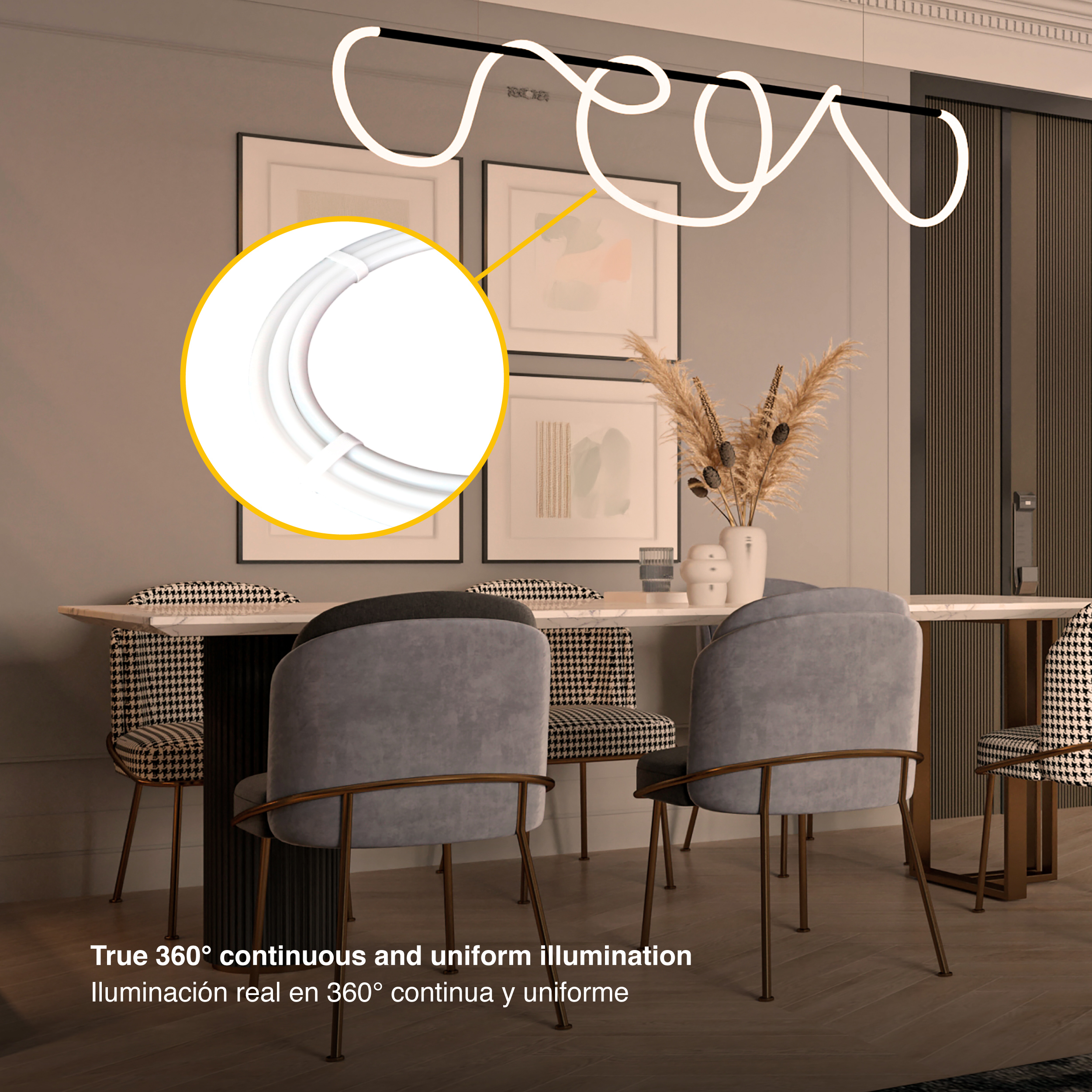 Tira LED SMD2835 con recubierta de Silicona, 24V 24W/m, Blanco Cálido 3000K 240LEDs/m, 5m