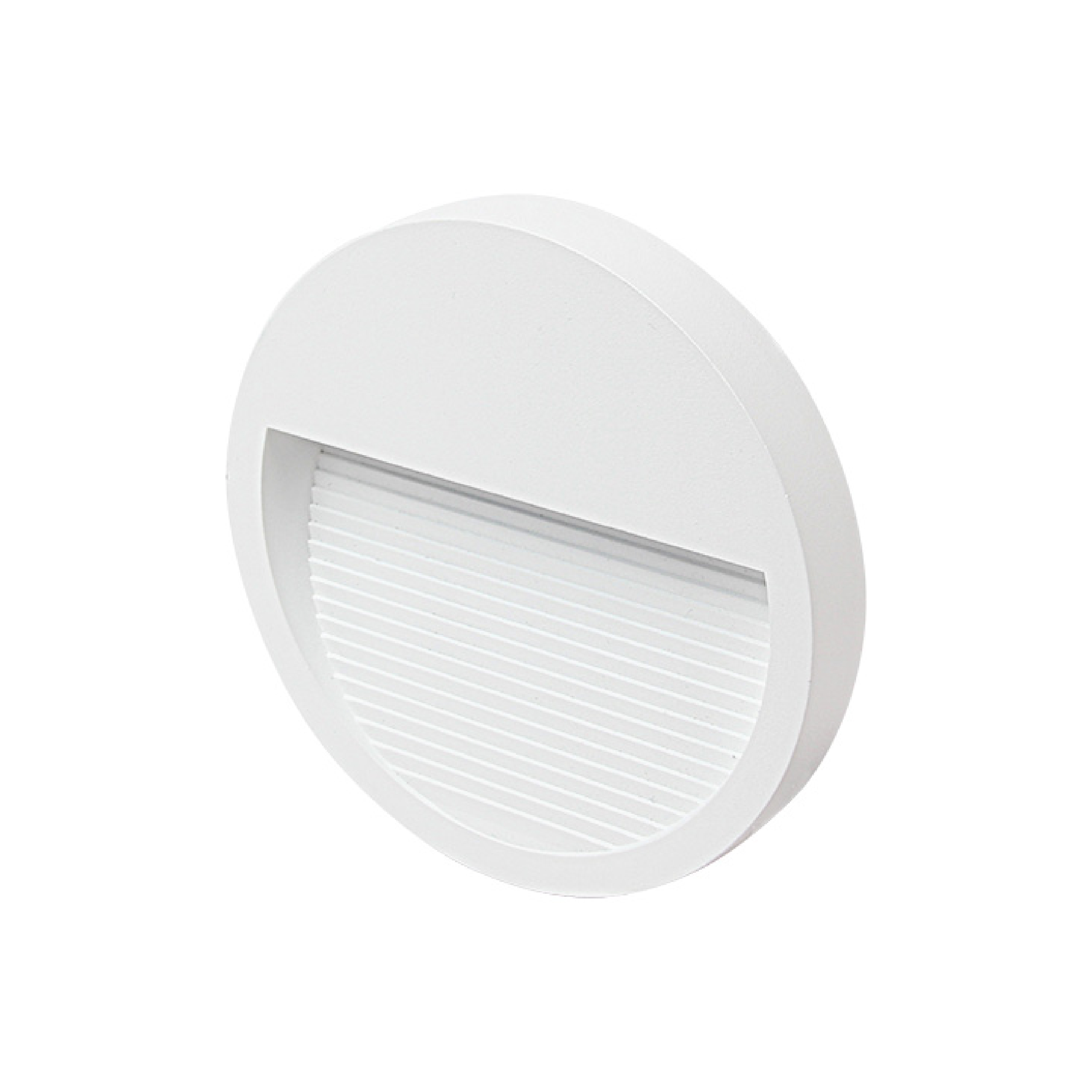 Aplique Exterior Blanco WALL ROUND LED 6W Blanco Neutro 12cm 220-240V