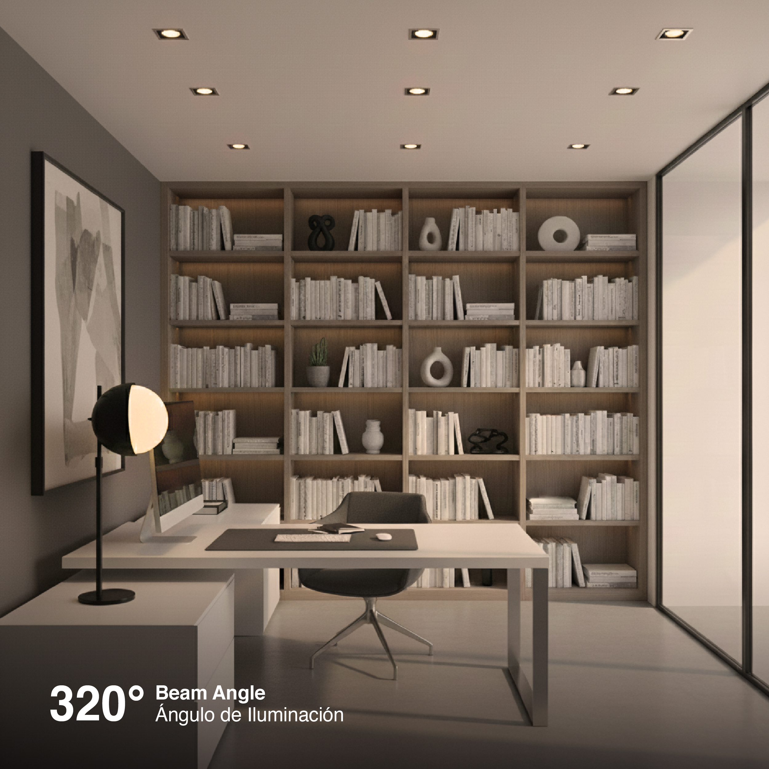 Lámpara LED G9 7W Cover Transparente Blanco Cálido 3500°K 220-240VAC