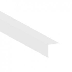 Cubierta para Perfil de Aluminio 15x15mm FLAT Blanco Opal, 2m